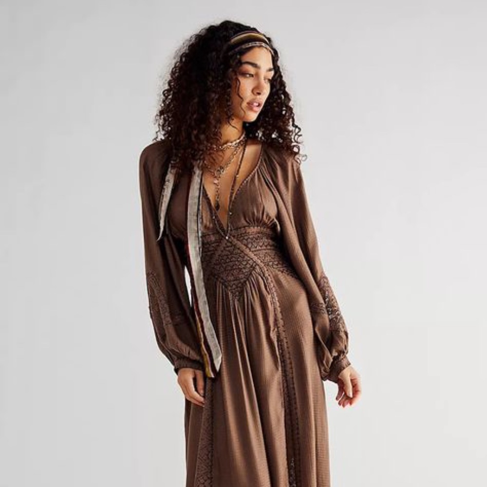 Southwest Lace Maxi Dress